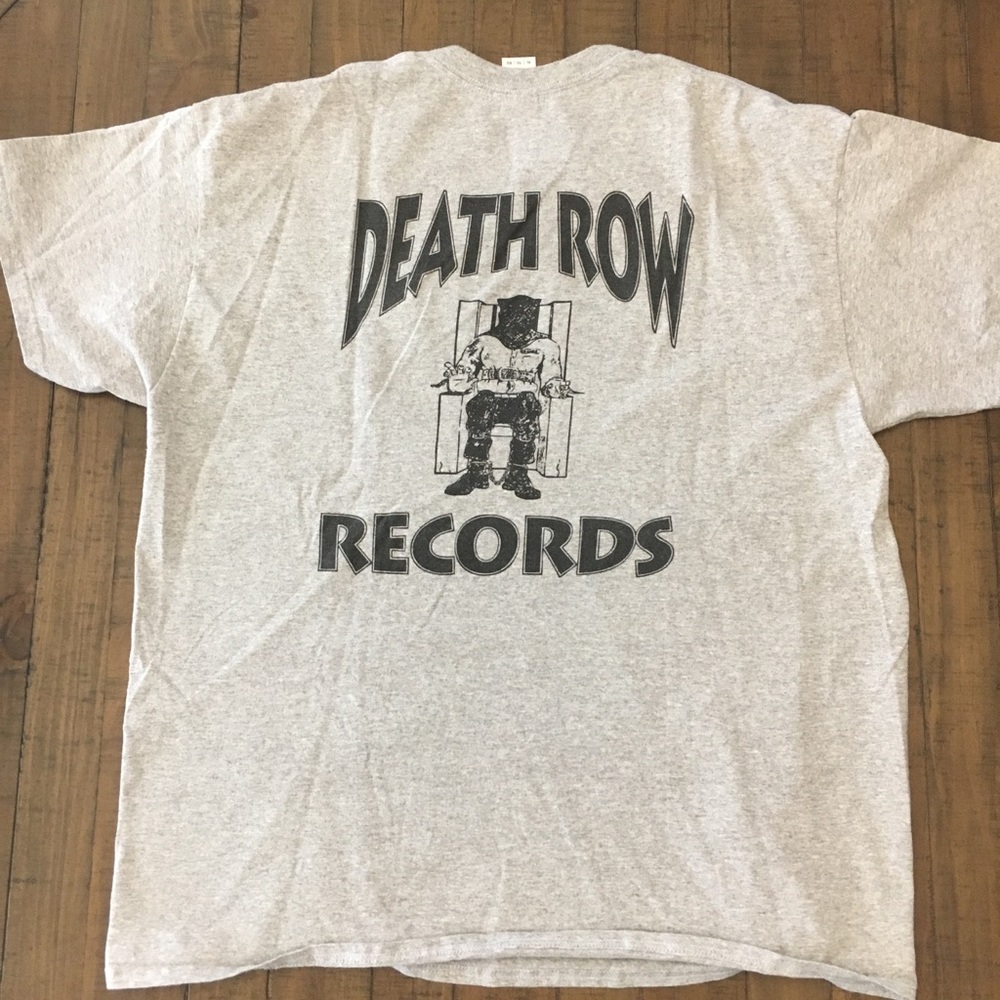 Death Row Records Rap Music Tee Shirt